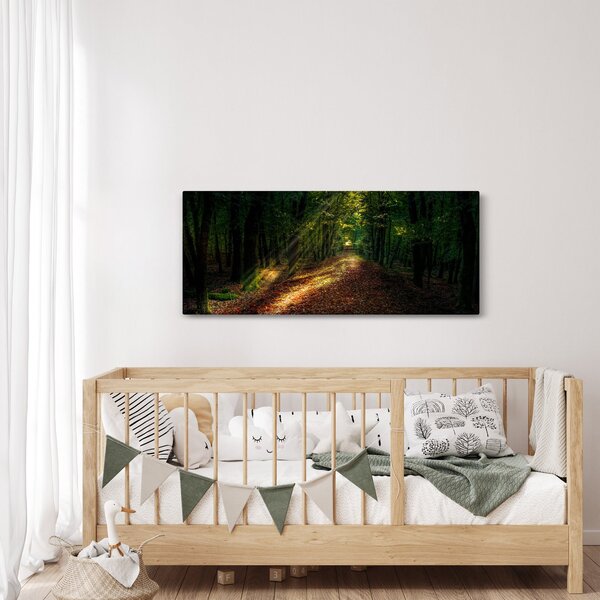 Erdei út képe (120x50 cm)