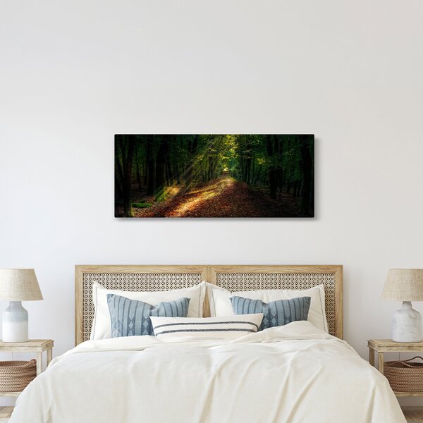 Erdei út képe (120x50 cm)