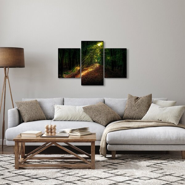 Erdei út képe (90x60 cm)