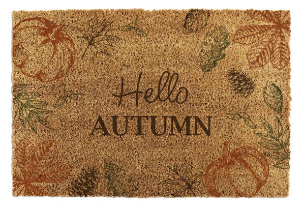 Kókuszrost lábtörlő 40x60 cm Hello Autumn – Artsy Doormats