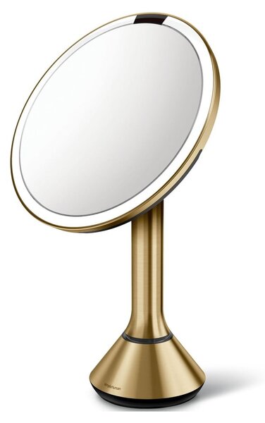 Kozmetikai tükör világítással-nagyítós (ötszörös) ø 20 cm Sensor – simplehuman