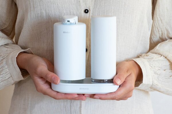 Fehér műanyag mosogatóeszköz tartó SinkStyle – Brabantia