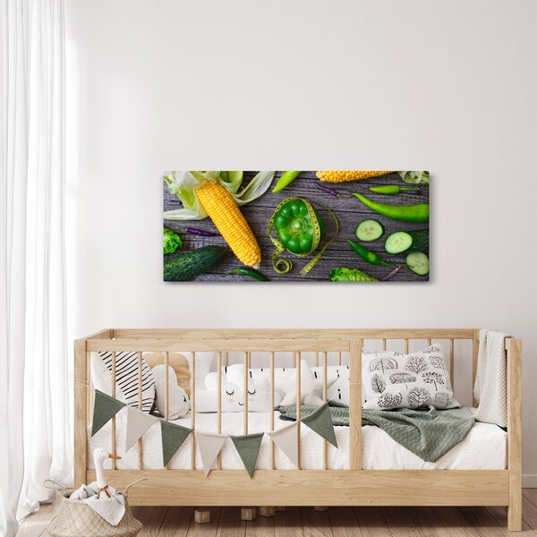 Zöldség képe (120x50 cm)