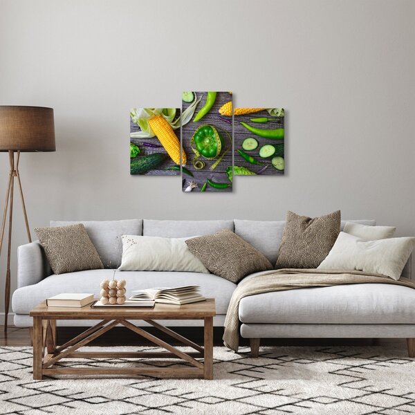 Zöldség képe (90x60 cm)