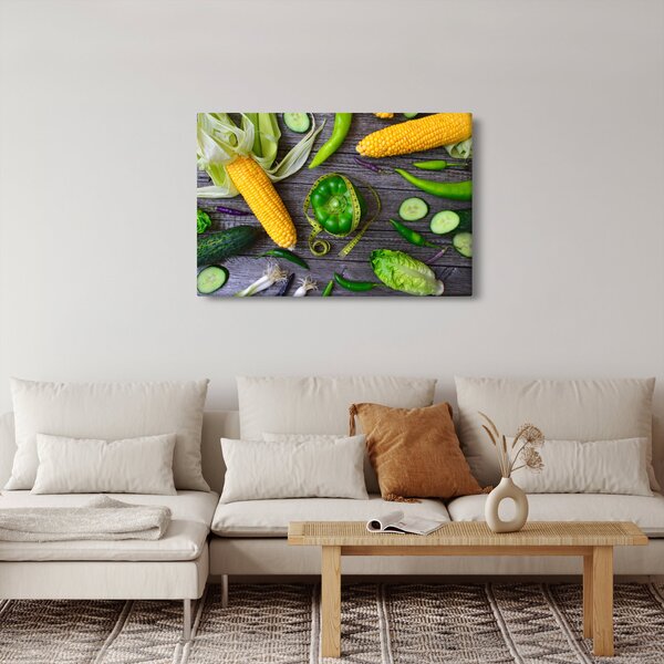 Zöldség képe (90x60 cm)