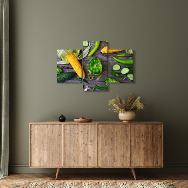 Zöldség képe (90x60 cm)