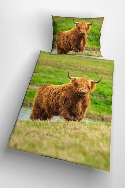 3d ágyneműhuzat Yak mikroplüss 140x200 cm