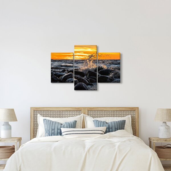 A tenger hullámai képe (90x60 cm)