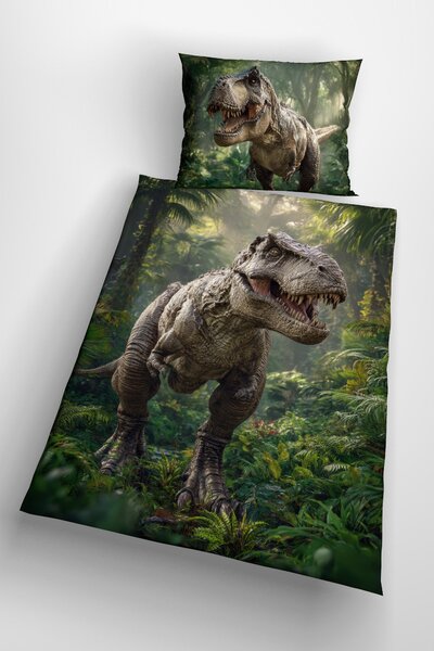 3d ágyneműhuzat Tyrannosaurus 140x200 cm