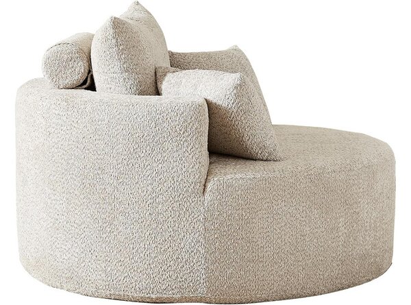 Staronce extra széles, váz nélküli habfotel, vákuumcsomagolt, bézs, 127 cm