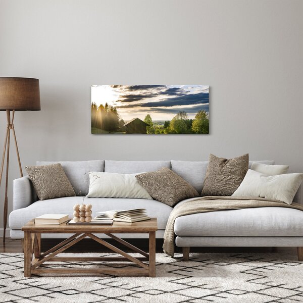 Erdei kunyhó képe (120x50 cm)
