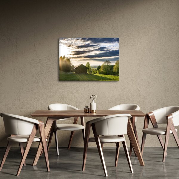 Erdei kunyhó képe (70x50 cm)