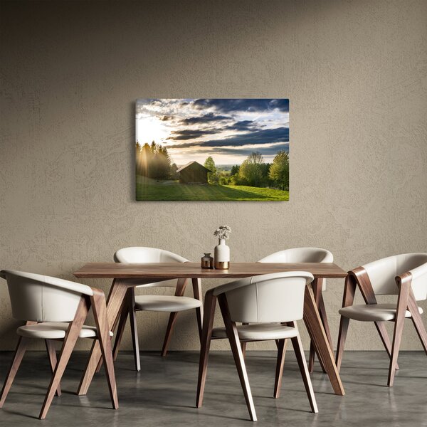 Erdei kunyhó képe (90x60 cm)