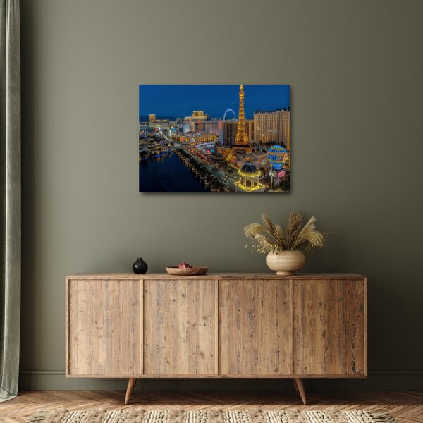 Éjszakai Las Vegas-i kép (70x50 cm)