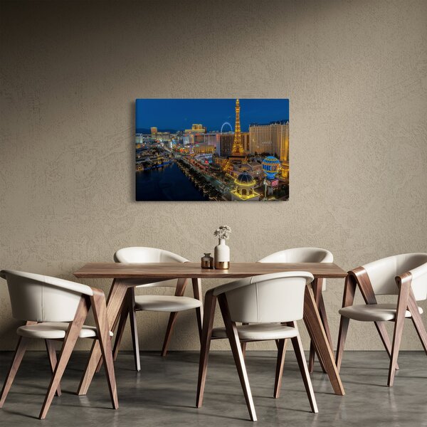 Éjszakai Las Vegas-i kép (90x60 cm)