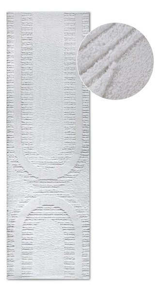 Krémszínű futószőnyeg 80x240 cm Bartoux Cream White – Elle Decoration