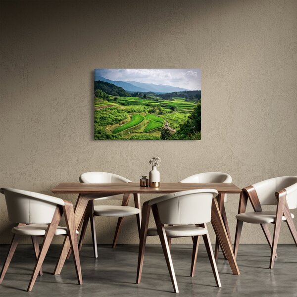 Rizsmező képe (90x60 cm)