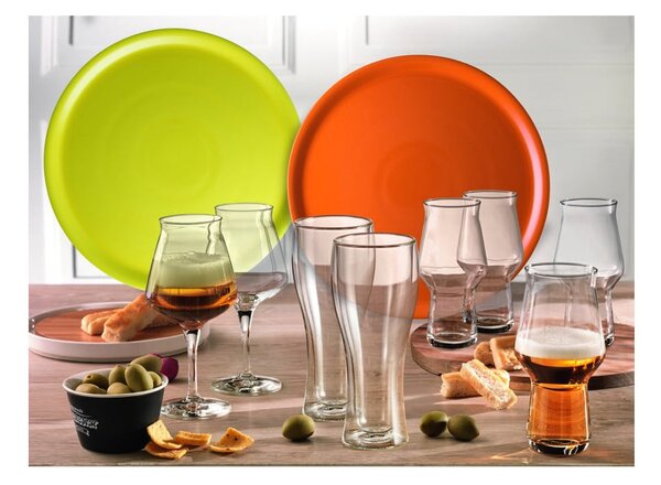 Pizza narancssárga porcelán pizzatányér, ⌀ 31 cm - Brandani