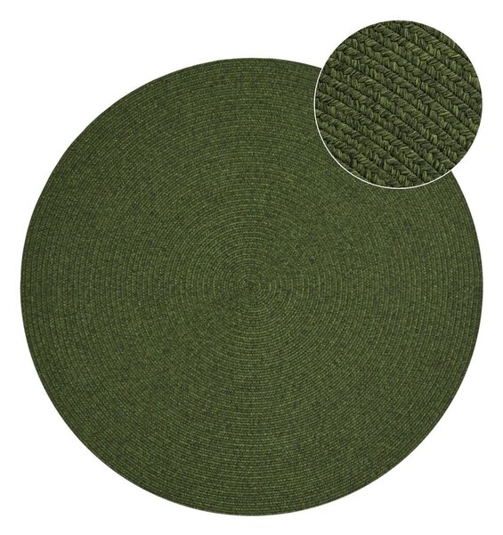 Zöld kerek kültéri szőnyeg ø 150 cm - NORTHRUGS