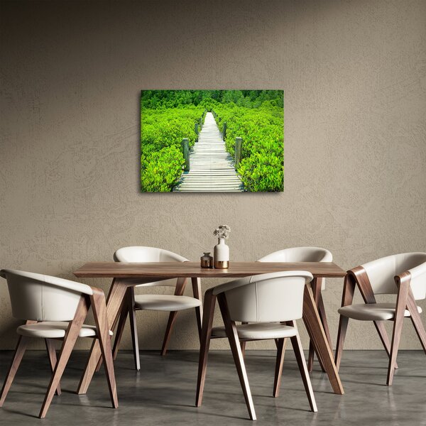 Kép - fa járda (70x50 cm)