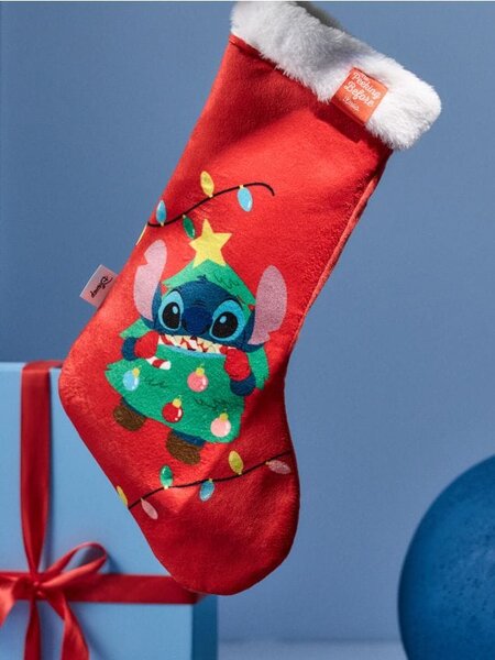 Sinsay - Karácsonyi dekoráció zokni formában LED fényekkel Stitch - többszínű