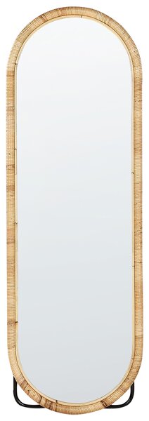 Állótükör MONTOT 150 cm Rattan Természetes