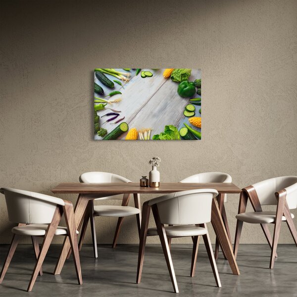 Zöldség képe (90x60 cm)