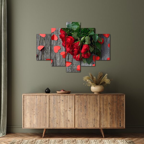Kép - csokor rózsa (150x105 cm)