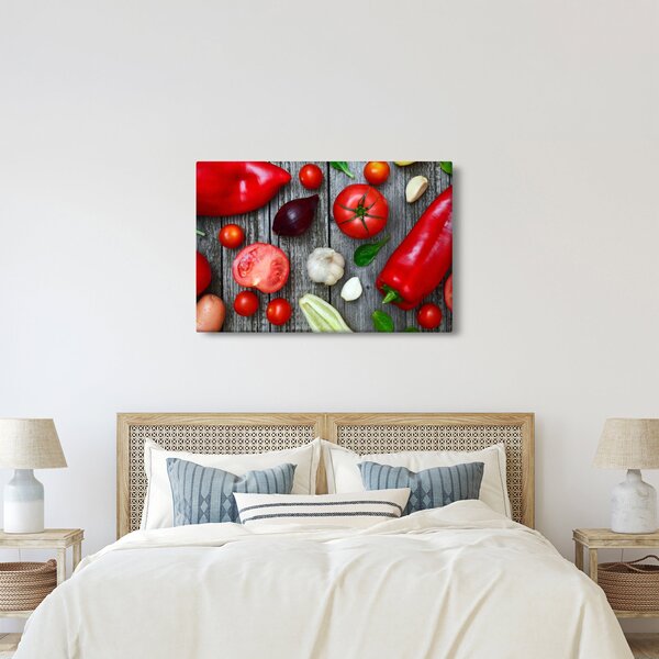 Zöldség képe (90x60 cm)