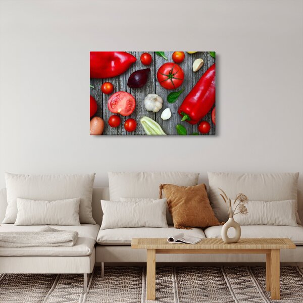 Zöldség képe (90x60 cm)