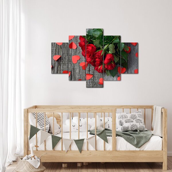 Kép - csokor rózsa (150x105 cm)