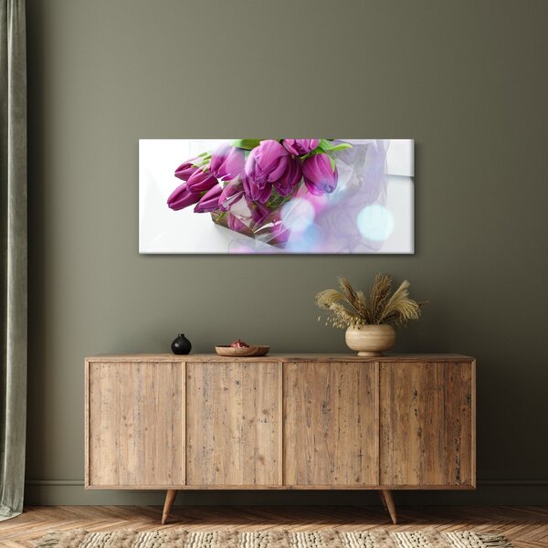 Kép - csokor tulipán (120x50 cm)