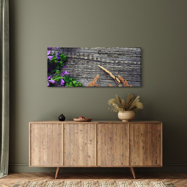 Kép - réti virágok (120x50 cm)