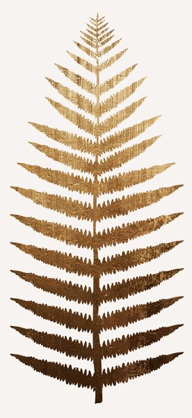 Illusztráció Golden leaf No.7, Kubistika, (26.7 x 40 cm)