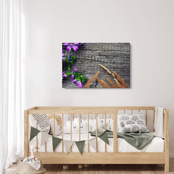 Kép - réti virágok (90x60 cm)