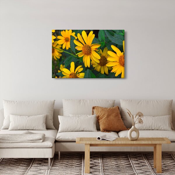 Sárga virágok képe (90x60 cm)