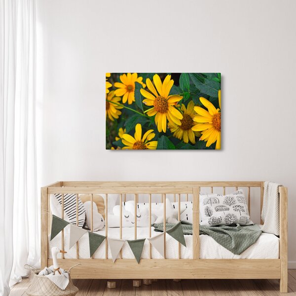 Sárga virágok képe (90x60 cm)