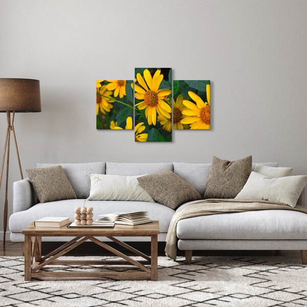 Sárga virágok képe (90x60 cm)