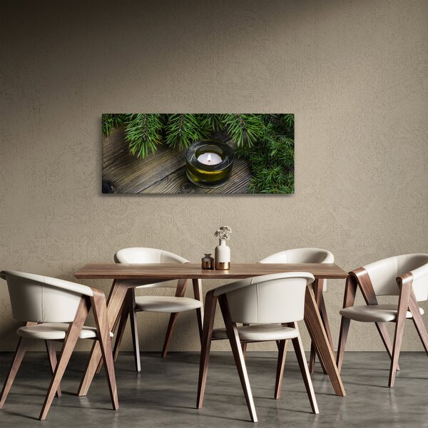 Kép - karácsonyi gyertya (120x50 cm)
