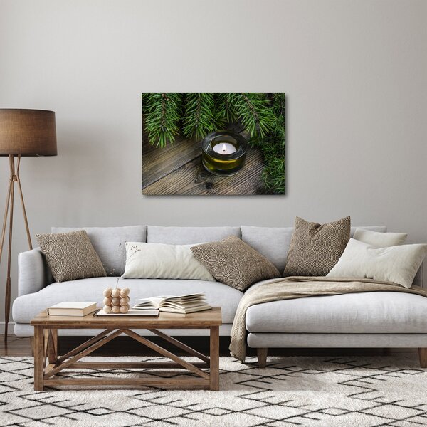 Kép - karácsonyi gyertya (70x50 cm)