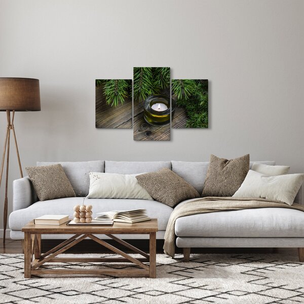 Kép - karácsonyi gyertya (90x60 cm)