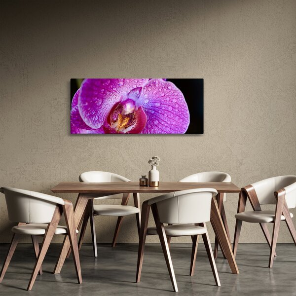 Részletes kép az orchidea virágról (120x50 cm)
