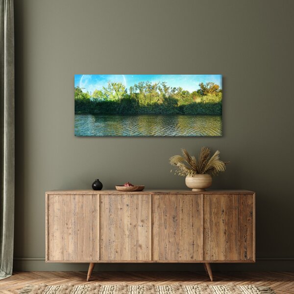 Kép - tó (120x50 cm)