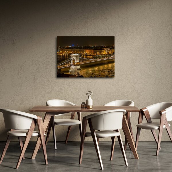 Éjszakai város képe (70x50 cm)