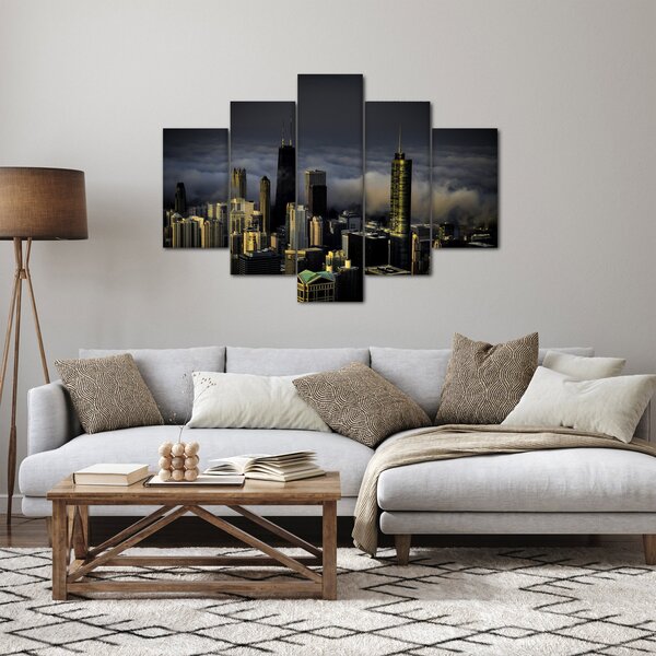 A város képe a felhőkben (150x105 cm)