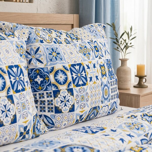 4Home Azul krepp ágyneműhuzat, 140 x 200 cm, 70 x 90 cm, 140 x 200 cm, 70 x 90 cm