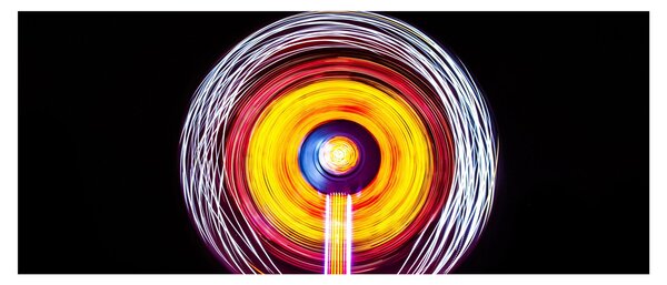 Fények a körben képe (120x50 cm)