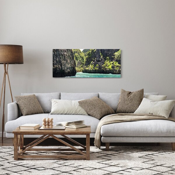 A hegyi folyó képe (120x50 cm)