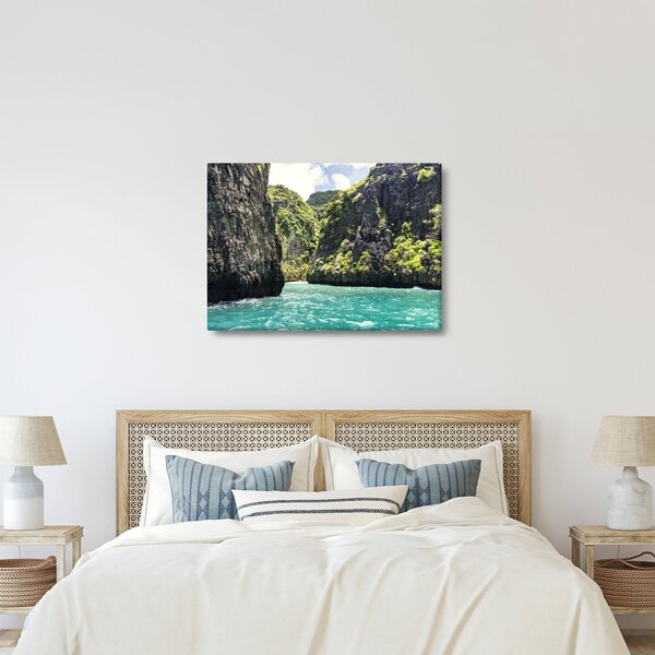 A hegyi folyó képe (70x50 cm)
