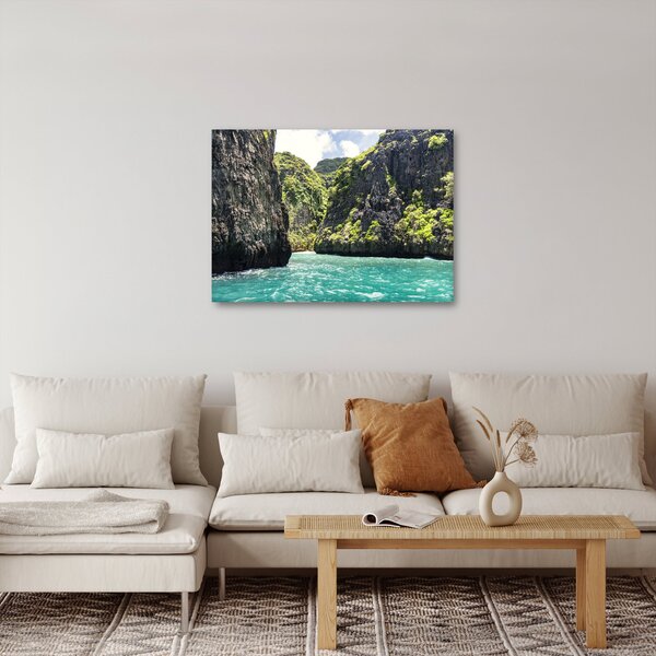A hegyi folyó képe (70x50 cm)